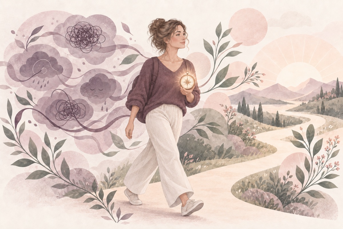 Thérapie ACT (thérapie d'acceptation et d'engagement) pour avancer selon ses valeurs